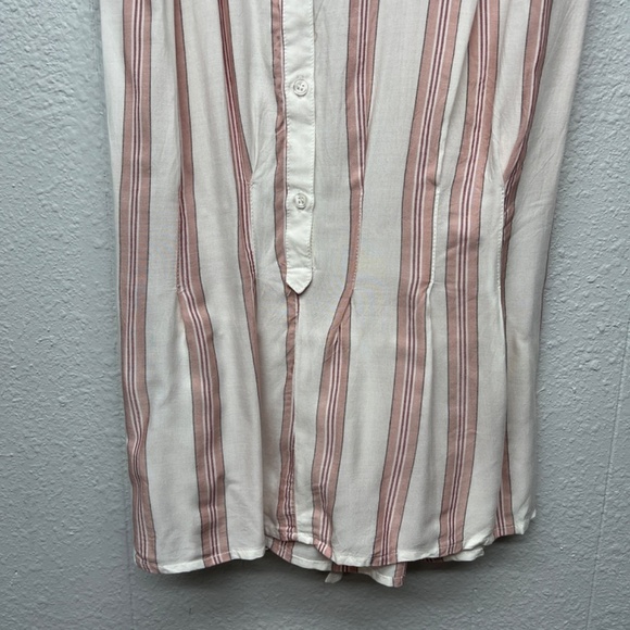 Max Studio Striped Top Womens Medium Business Casual Career Workwear Office - Picture 4 of 10